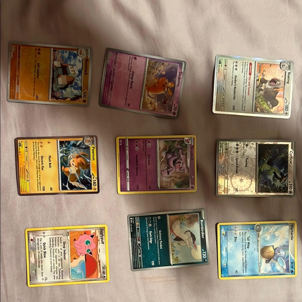 Assorted Pokémon Trading Cards